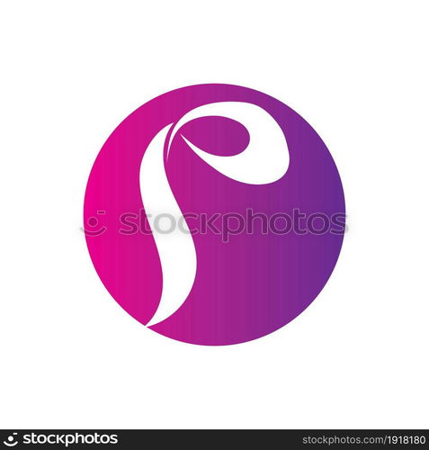 Letter p Logo Template vector icon design