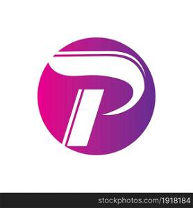 Letter p Logo Template vector icon design