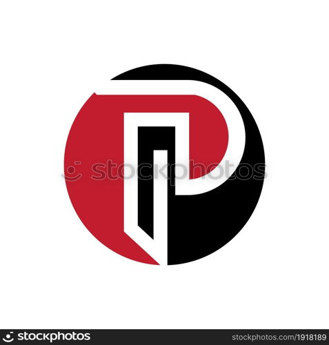 Letter p Logo Template vector icon design