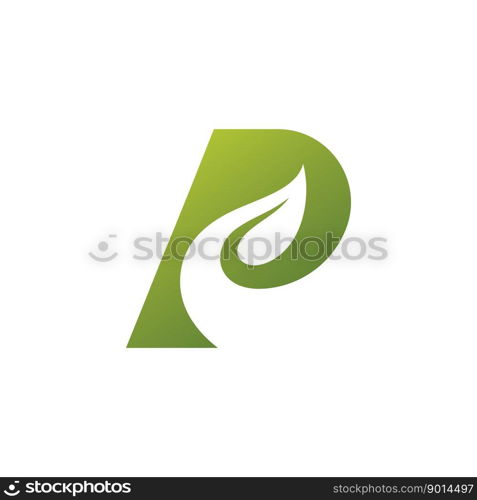 Letter P logo vector template