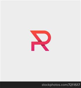 Letter P PR RP Monogram Logo Design Minimal Icon With Black Color. Letter P PR RP Monogram Logo Design Minimal