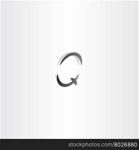 letter q black gradient logo vector icon