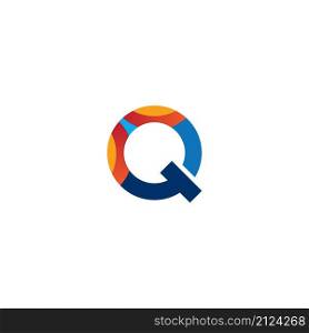 letter Q . logo vector design background