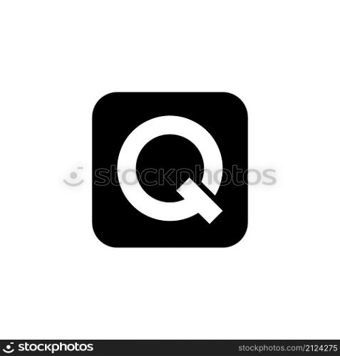 letter Q . logo vector design background