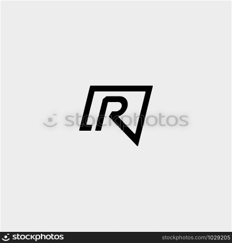 Letter R Chat Logo Template Vector Design Message Icon. Letter R Chat Logo Template Vector Design