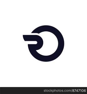 Letter R logo design Logo template, Creative R logo vector symbol