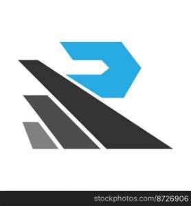 Letter R logo icon design illustration