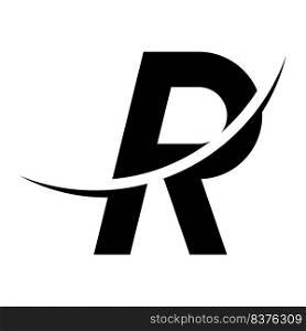 letter R logo icon vector illustration design
