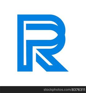 letter R logo icon vector illustration design