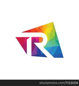 Letter R vector logo design. R letter logo design vector illustration template.