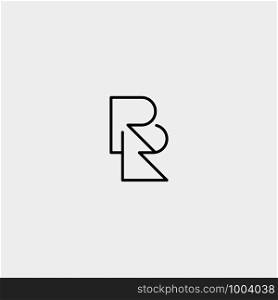 Letter RR R Logo Design Simple Vector Elegant. Letter RR R Logo Design Simple Vector