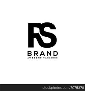 letter RS strong bold sport logo vector, bold strong letter RS logo design, best new letter RS logo
