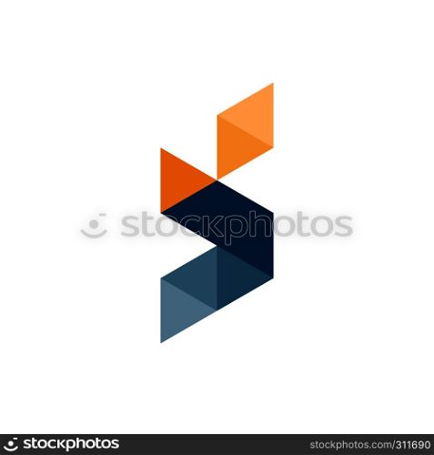 letter S geometric logo vector, creative modern and simple letter S logo , modern letter Y IT logo, Letter S e-commerce logo