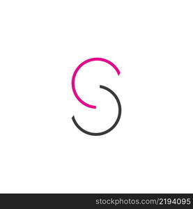 Letter S icon logo vector design