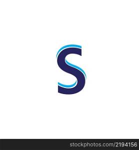 Letter S icon logo vector design
