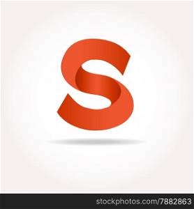 Letter S logo design template elements in different bright colors