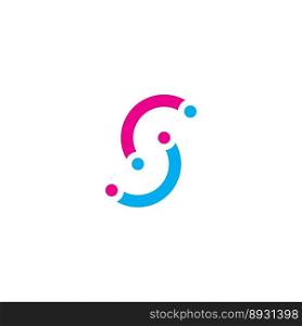 letter s logo icon vector design element
