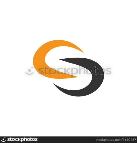 letter S logo icon vector template