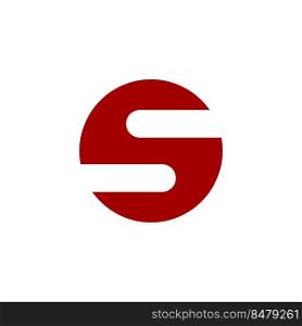 letter S logo icon vector template