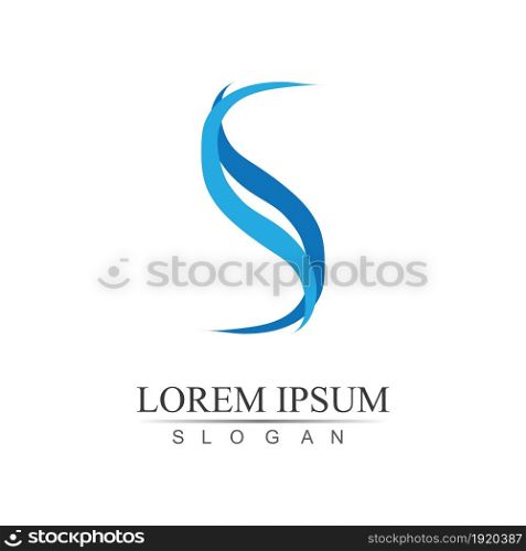 Letter S Logo Template vector icon design