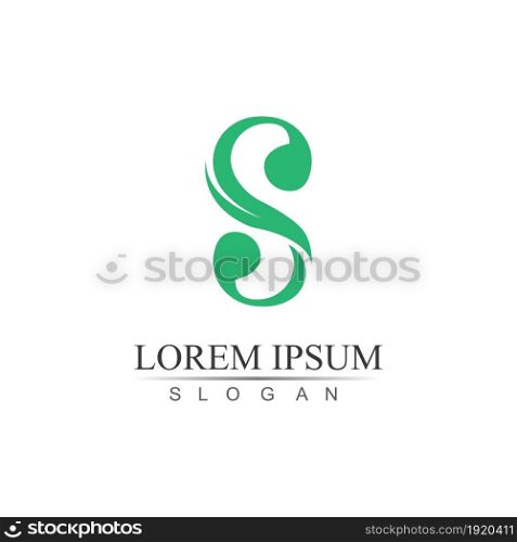 Letter S Logo Template vector icon design