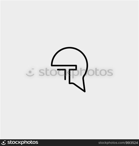 Letter T Chat Bubble Logo Template Vector Design Message Icon. Letter T Chat Bubble Logo Template Vector Design