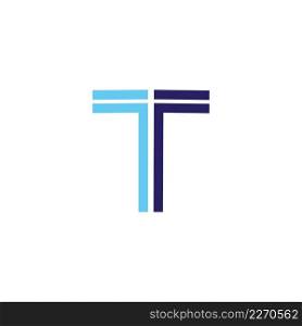 Letter T icon logo vector design