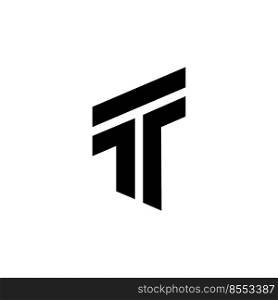 letter T icon logo vector design template