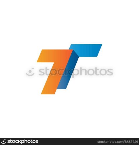 letter T icon logo vector design template