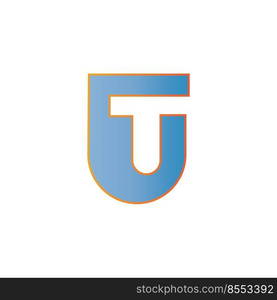 letter T icon logo vector design template