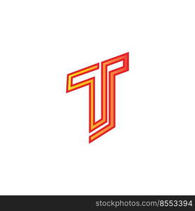 letter T icon logo vector design template