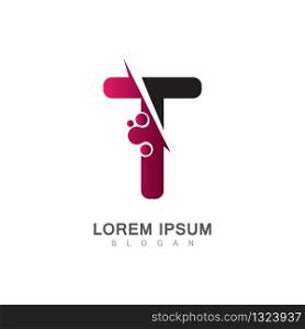 Letter T Icon With Creative design Modern. Vector Illustration