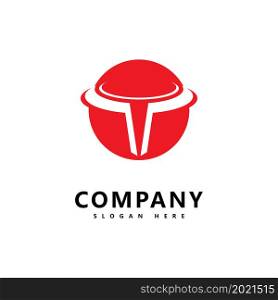 letter T logo and business icon design