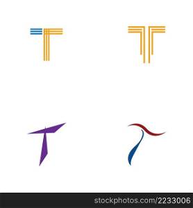 Letter T Logo set Template vector icon design