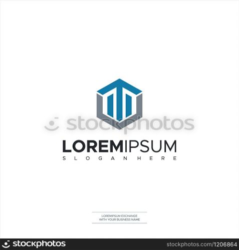Letter T Polygon Finance Monogram Logo Design Minimal Icon Premium Design