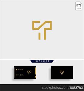 Letter T TT Logo Design Simple Vector Elegant. Letter T TT Logo Design Simple Vector