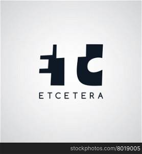 letter theme logotype. letter theme logotype vector art illustration
