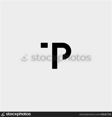 Letter TP PT T P Logo Design Simple Vector Elegant. Letter TP PT T P Logo Design Simple Vector