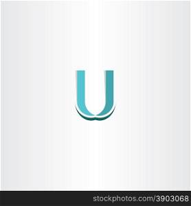 letter u logo vector icon design