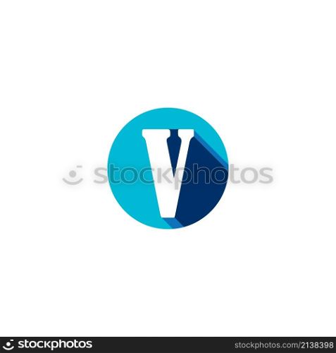 letter V . logo vector illustration design template.