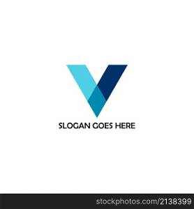 letter V . logo vector illustration design template.