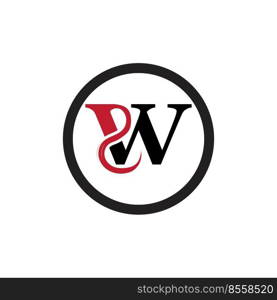 Letter W Business vector logo design template on white background