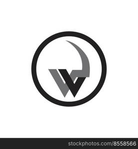 Letter W Business vector logo design template on white background