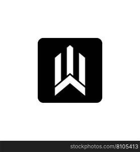 Letter w finance logo concept Royalty Free Vector Image