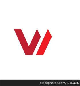 letter w logo vector