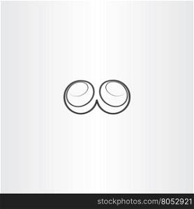 letter w spiral black vector icon logo