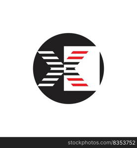 Letter x Business corporate abstract unity vector logo design template