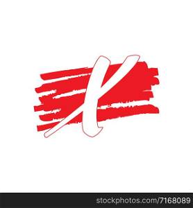 Letter X Creative logo and symbol template design