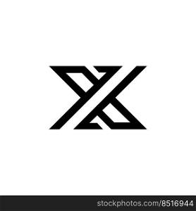 letter X icon logo vector design template