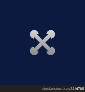 Letter X logo vector design template, Business logo symbol